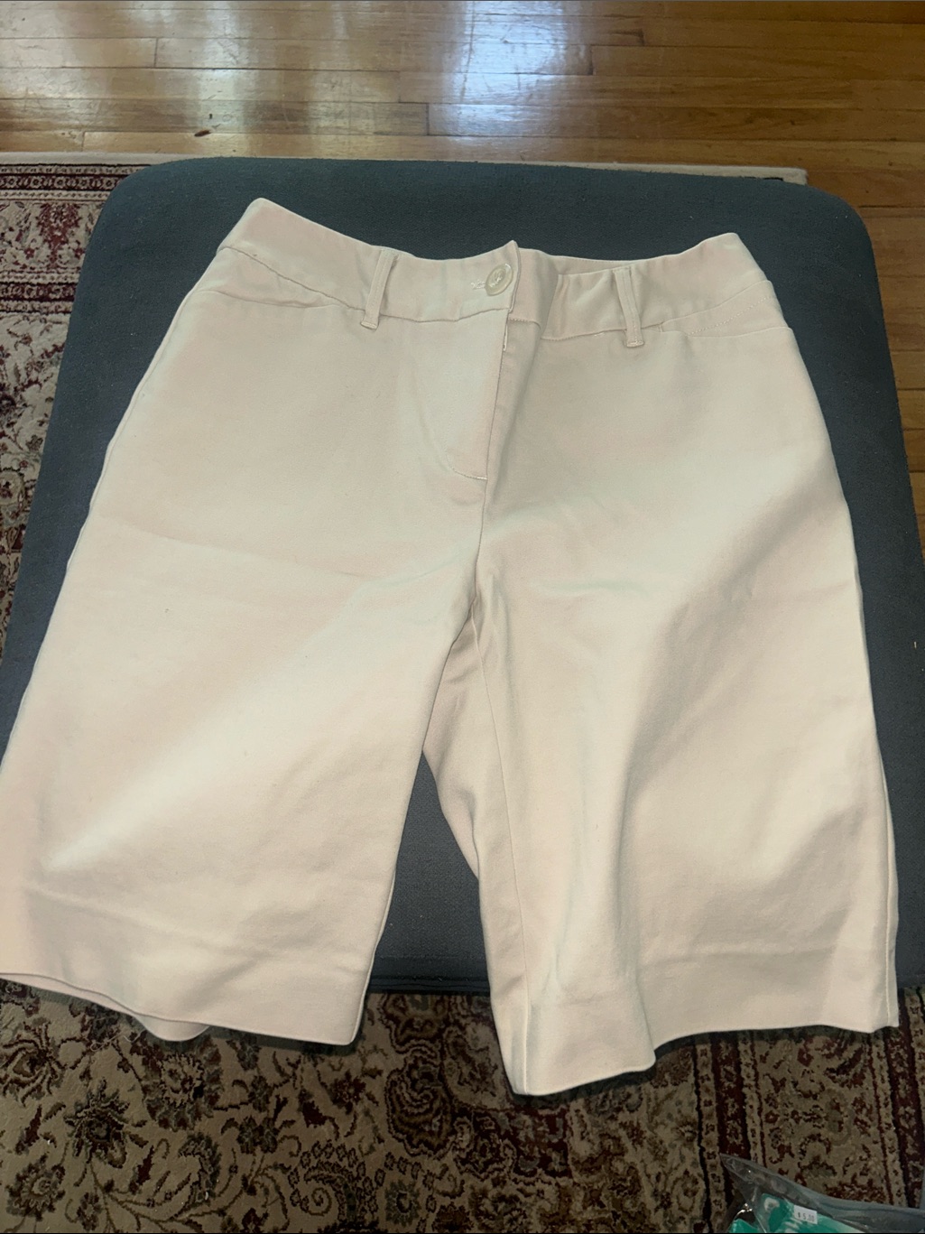 Women’s Pale Khaki Bermuda Shorts